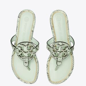 Tory Burch Light Green Thong Sandals